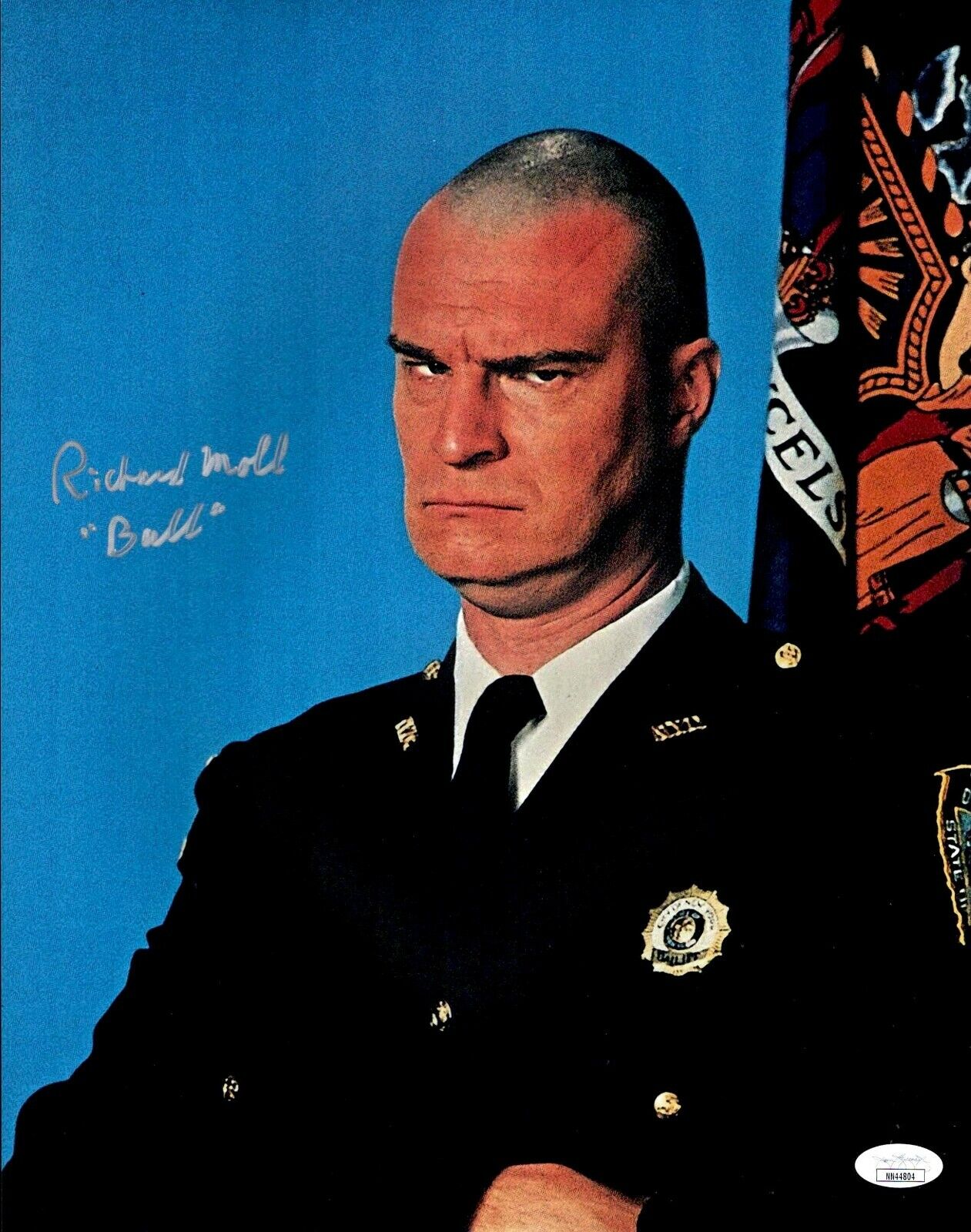 RICHARD MOLL Signed 11x14 Photo Poster painting NIGHT COURT Authentic Autograph JSA COA CERT