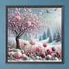 Diamond Painting-DIY Full Round Drill Plum Blossoms(40x40cm)