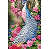5D DIY Full Round Drill Diamond Painting Peacock Kit Home Decoration Art(E2717)