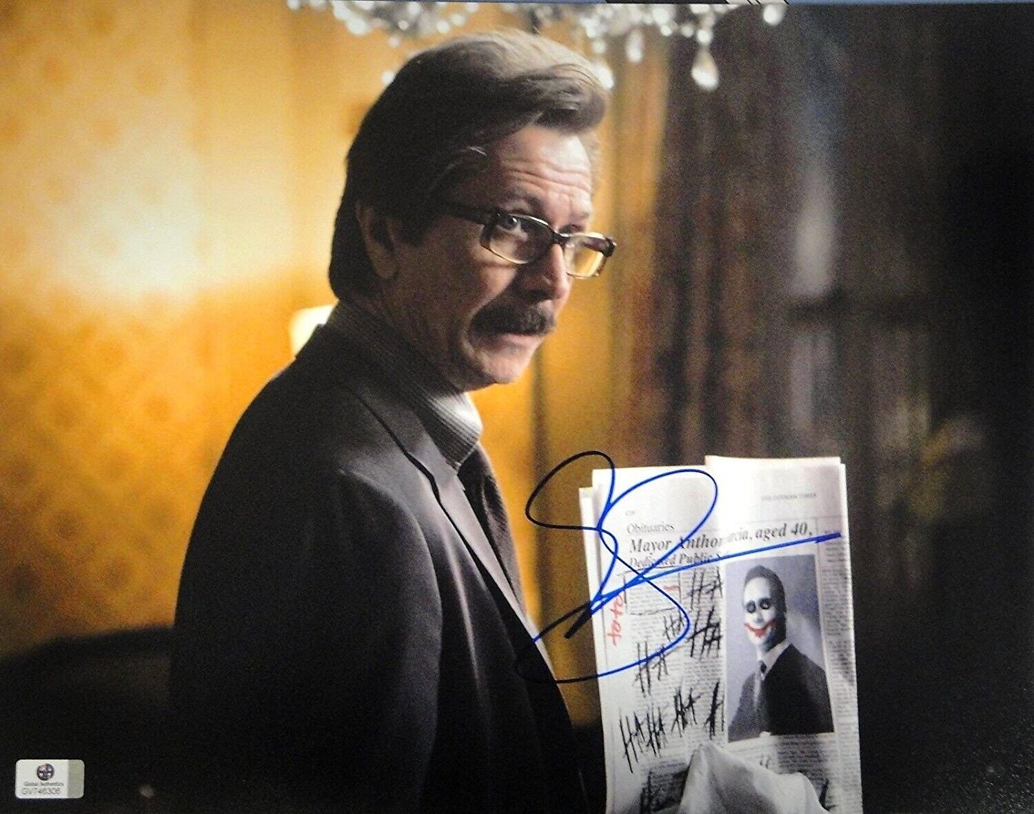 Gary Oldman Hand Signed Autographed 11x14 Photo Poster painting The Dark Knight JSA T60133