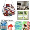 Anniversary Snowman DIY Diamond Painting Pendant Double Sided 25cm