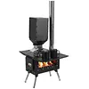 [US Local Warehouse] Portable Wood Burning Stove with Stainless Steel Construction Compact Tent Stove Chimney Pipes Included Firewood Stoves for Outdoor Heating & Cooking Ice Fishing Hunting