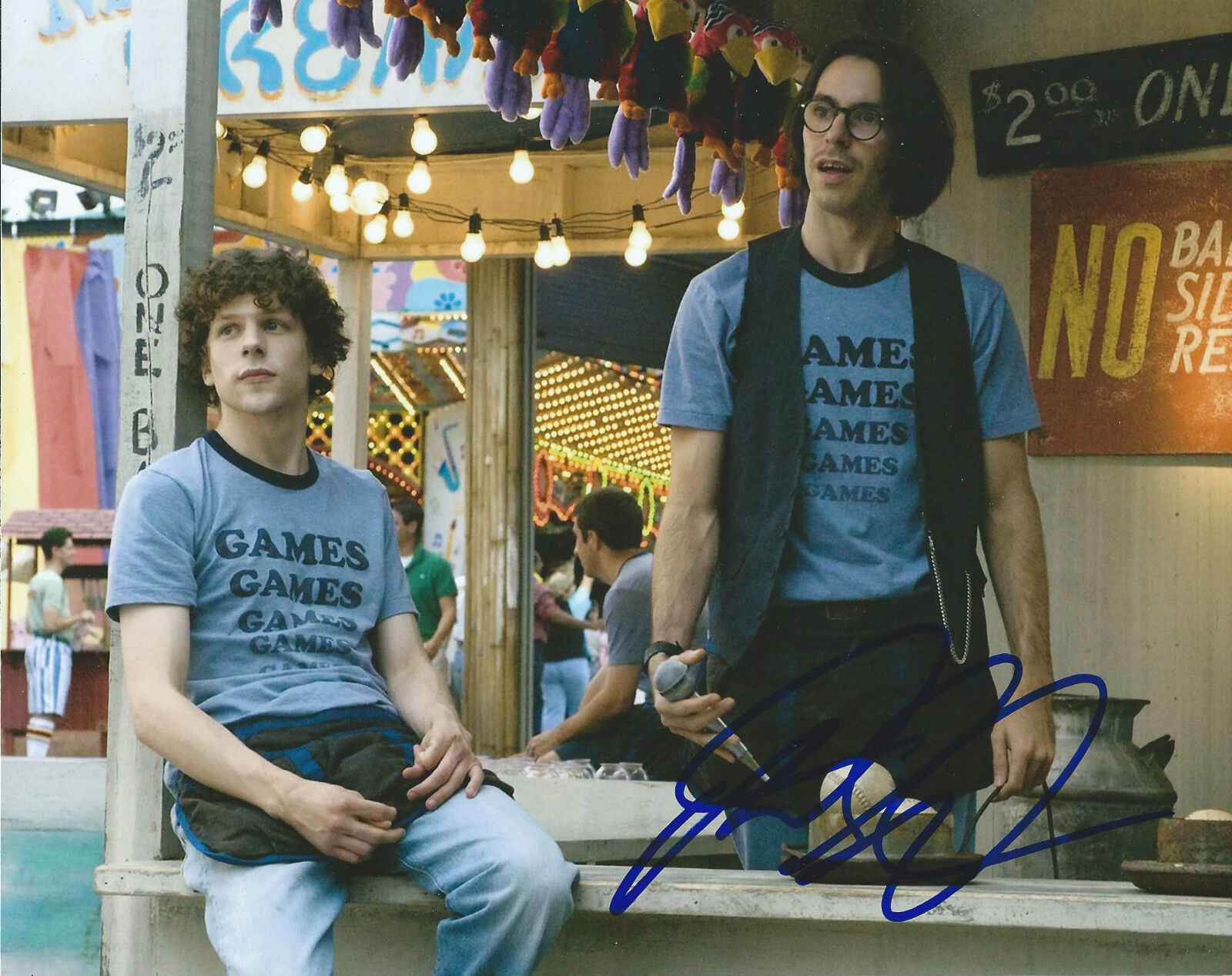 **GFA Adventureland Movie *MARTIN STARR* Signed 8x10 Photo Poster painting MH4 COA**