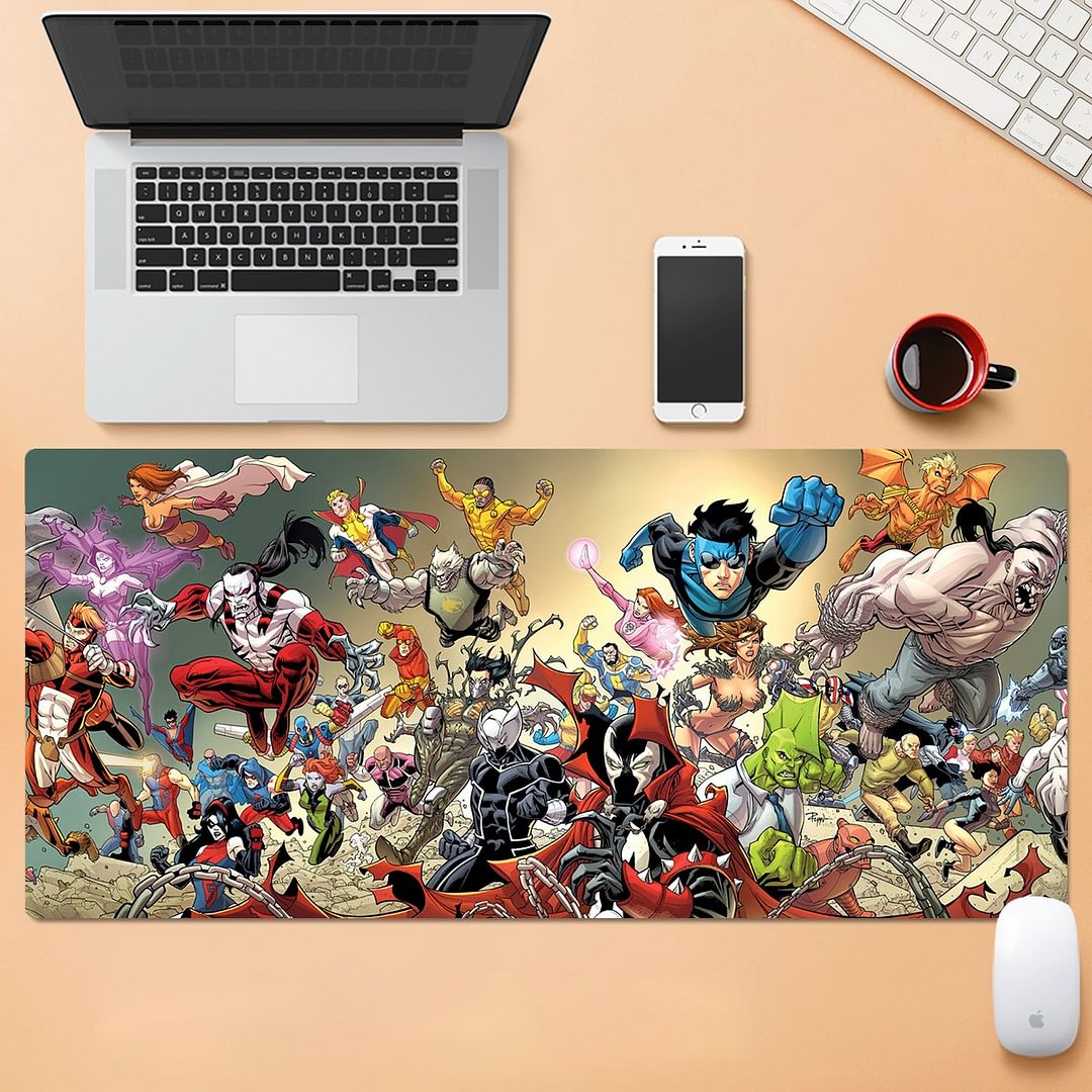 Invincible Large Mouse Pad Extended Mouse Pad for Game Office Home Use