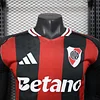2025/2026 Long Sleeve Player Version River Plate Away Football Shirt 1:1 Thai Quality