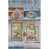 Winter Story -14CT Stamped Cross Stitch Kit(34*50cm)