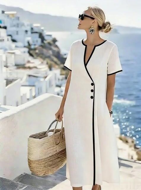 Women's Casual Solid Color Dress