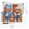 Happy Grandma And Angry Grandpa - Full Round Diamond Painting 40*40cm