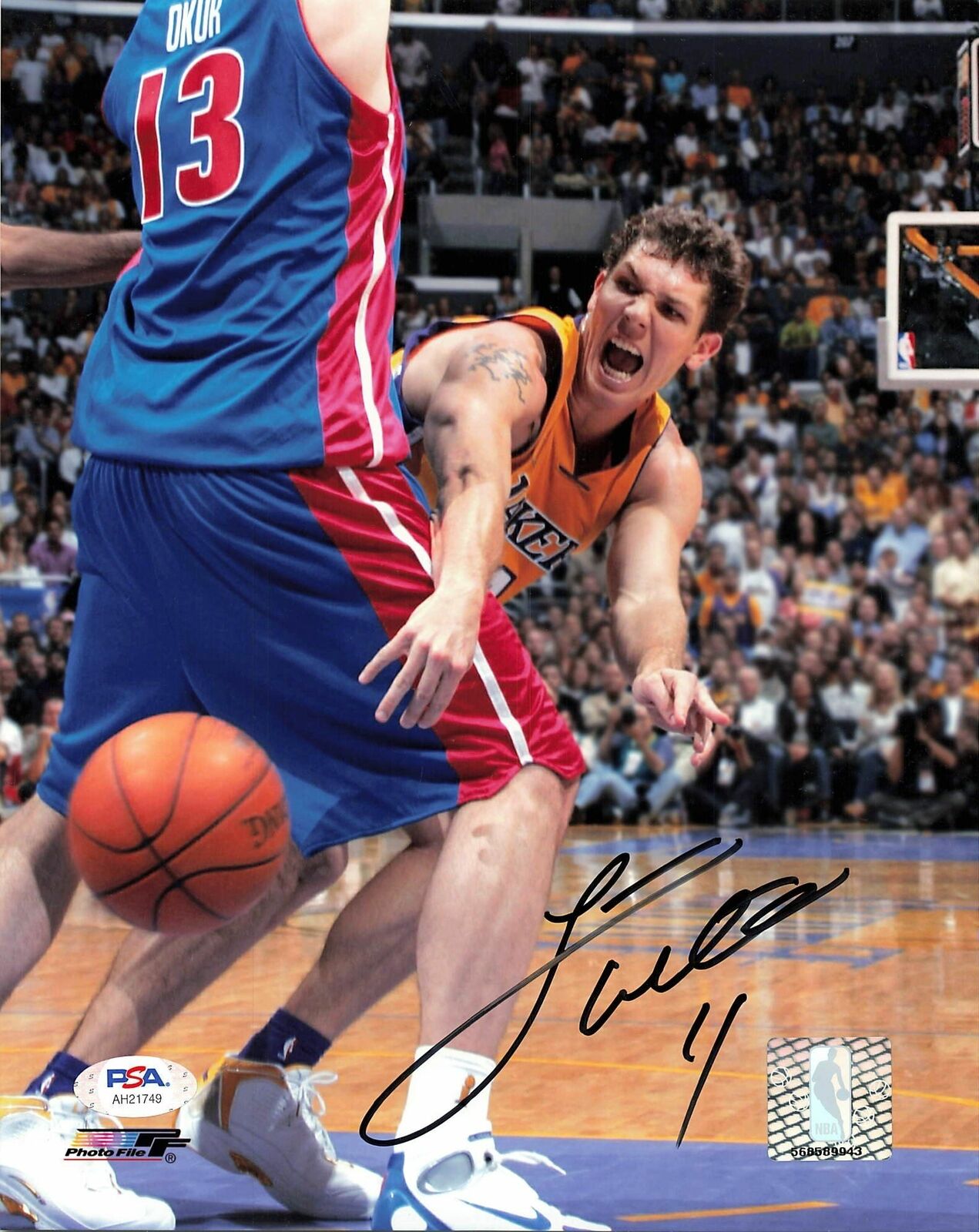 Luke Walton signed 8x10 Photo Poster painting PSA/DNA Los Angeles Lakers Autographed