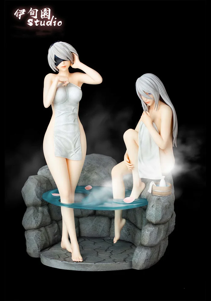 1/6 Scale Hot Springs Ver. YoRHa No.2 Type-B & YoRHa Type-A No.2 - NieR:Automata Resin Statue - YiDianYuan Studio [Pre-Order]-shopify