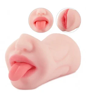 Pocket Pussy Realistic Mouth with 3D Teeth and Tongue