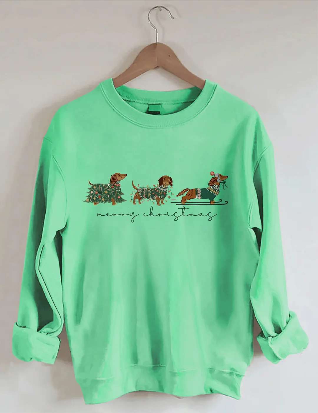 Christmas Dachshund Dog Sweatshirt