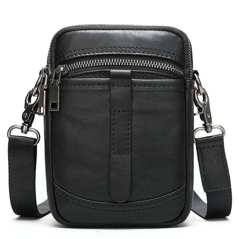 High Quality Multifunctional Belt Bag Casual Leather Crossbody Bag