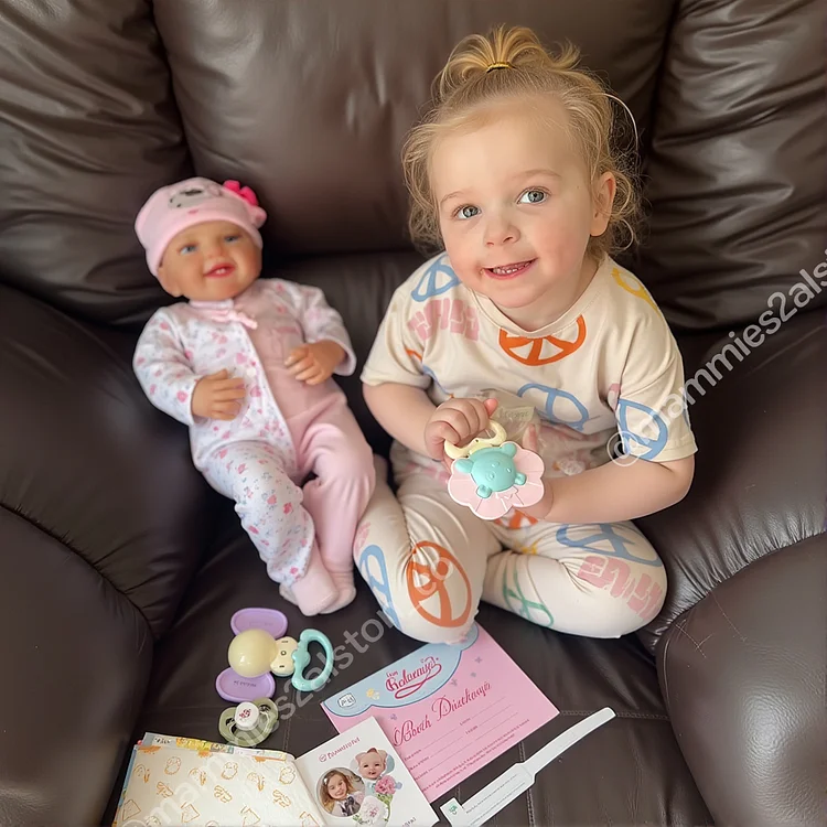 Babeside Smiling Reborn Baby Leen 20'' Little Infant Girl Best Gift for Kids