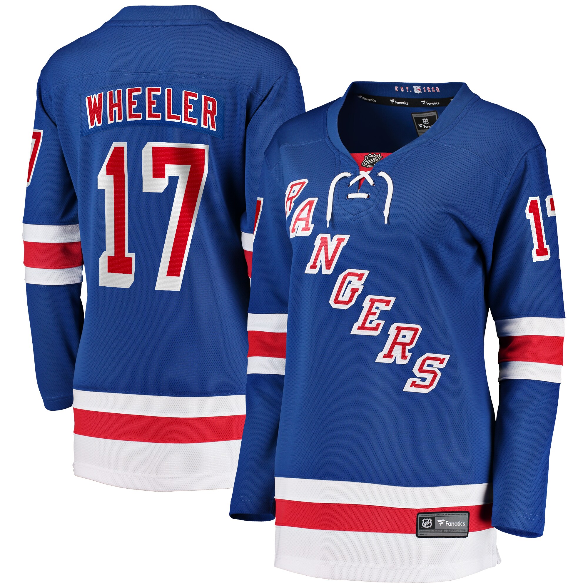 Blake Wheeler New York Rangers Fanatics Women&rsquo;s Home Breakaway   Jersey &ndash; Blue mysite
