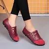 Gioiacombo&trade; Scarpe casual in pelle con velcro comfort da donna