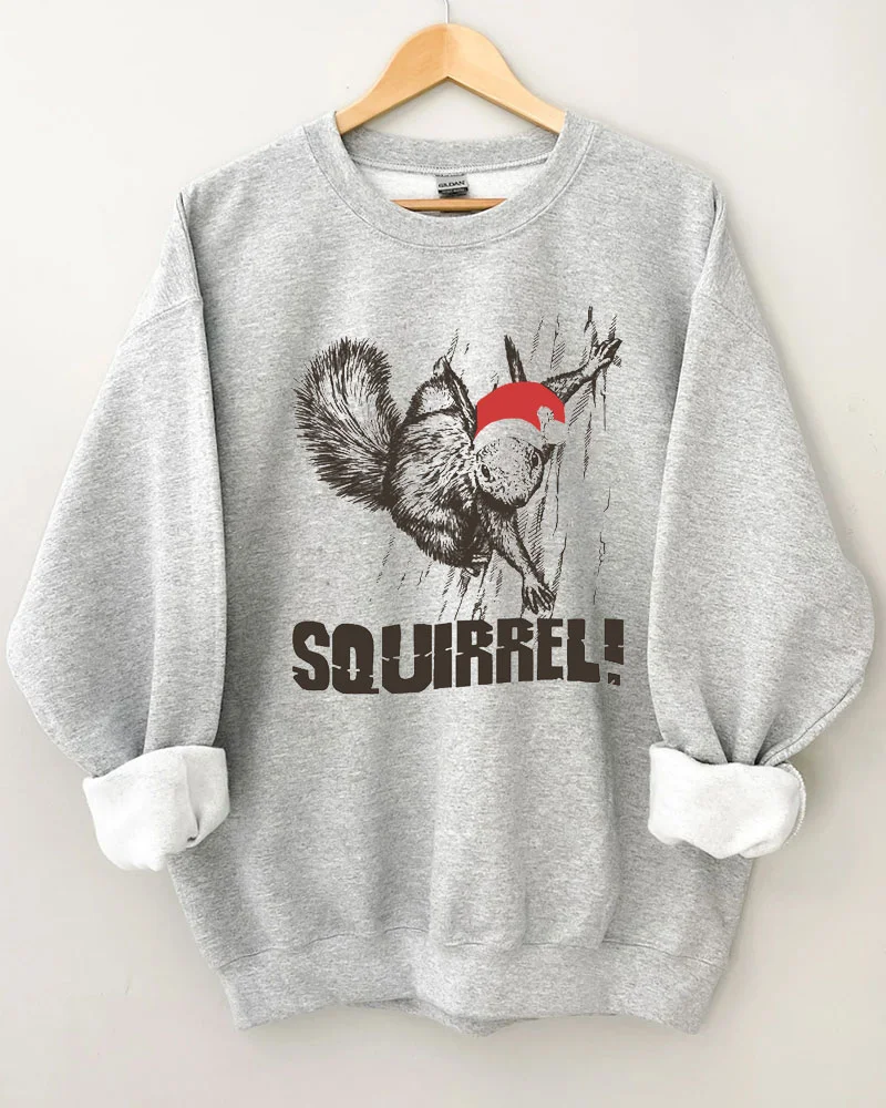 Christmas Squirrel Sweatshirt
