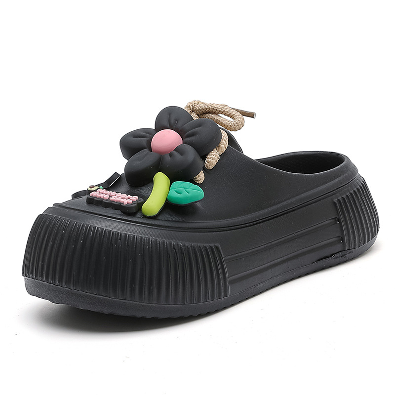💖2025 49% desconto🌈Chinelos femininos, sola respirável, decoração floral🌴