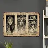 Gypsy hippie cowgirl - Panneaux en &eacute;tain m&eacute;tallique(20*30cm/30*40cm)