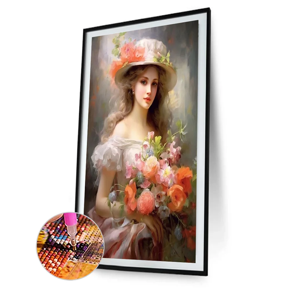 Diamond Painting - Full Round Drill - Flower Beauty(Canvas|40*60cm)