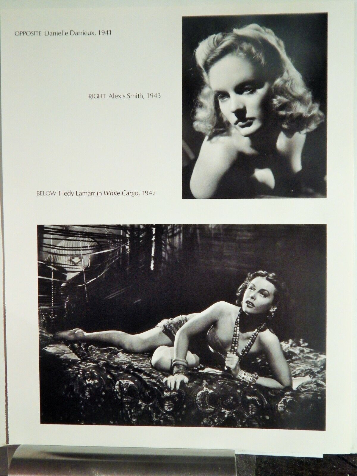 HEDY LAMARR/ ALEXIS SMITH/ GEORGE RAFT (1940S) MOVIE Photo Poster painting (1974 reprint)