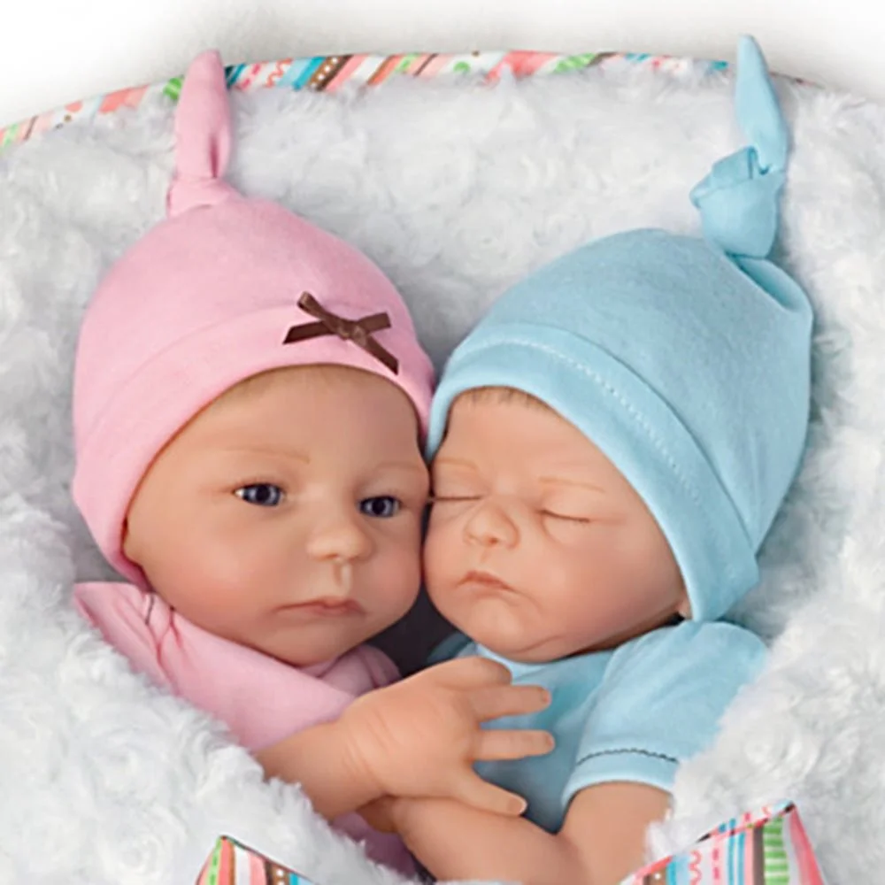 17''&nbsp;Vernon&nbsp;and&nbsp;Sabela&nbsp;Truly&nbsp;Twins&nbsp;Baby&nbsp;Girl&nbsp;Dolls Toy