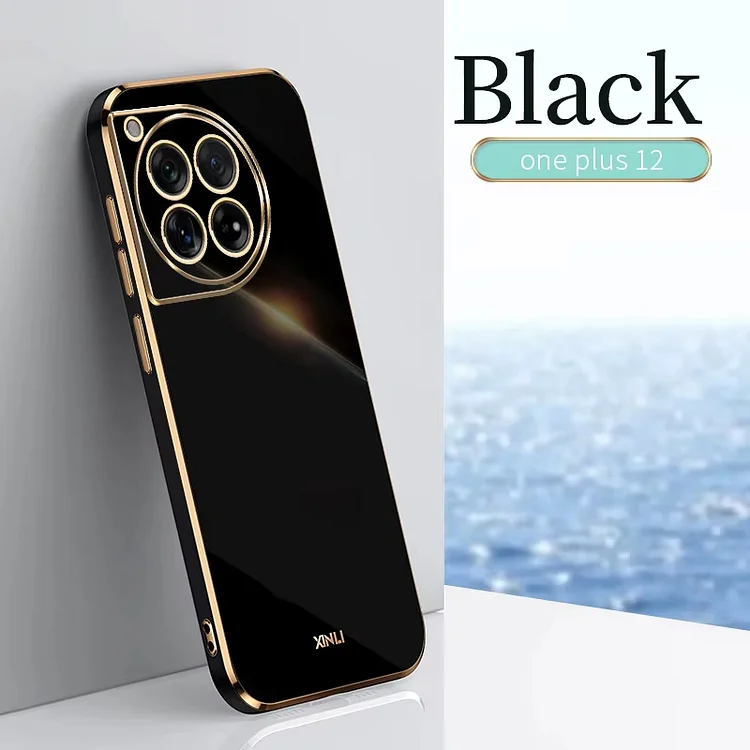 Luxury Square Plating Phone Case On For OnePlus 13 12 11 10 9RT  Etrgadget- Smartphone Cases & Covers | Accessories