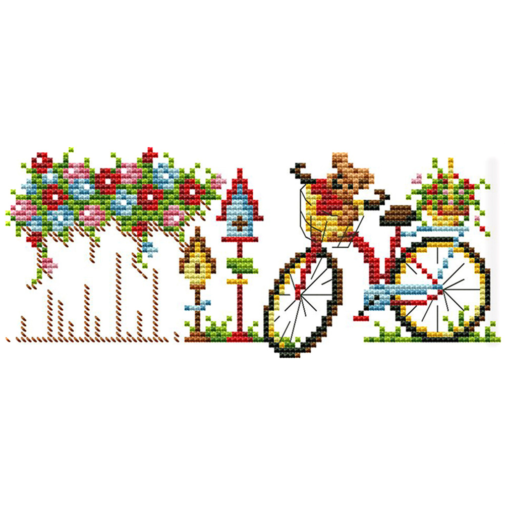 

Aroma Ride - 14CT Stamped Cross Stitch - 22*11cm, 501 Original