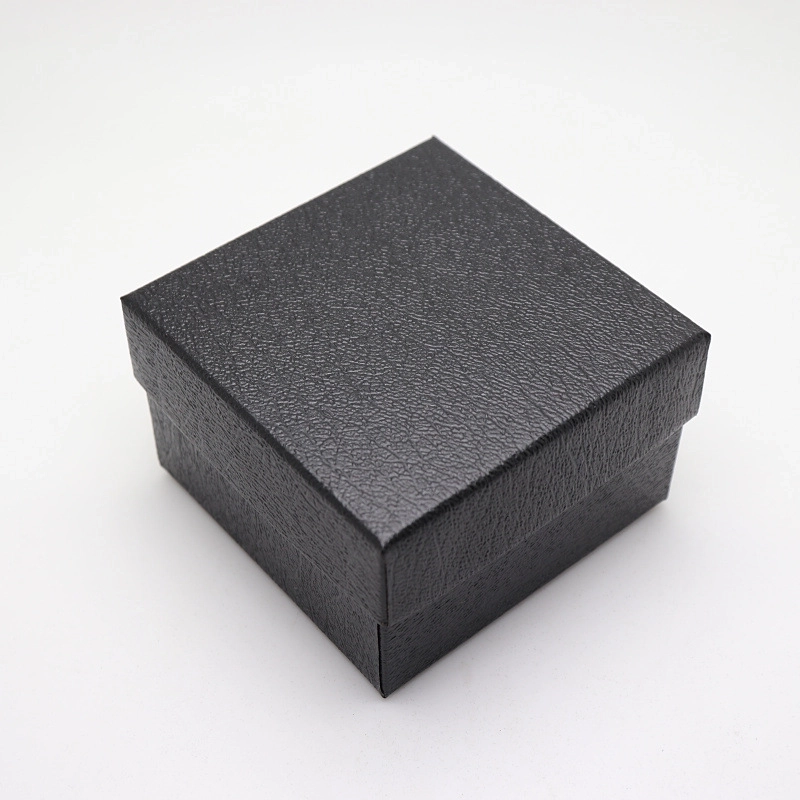 Spot Imitation Leather Litchi Pattern Watch Box Heaven And Earth Cover Bracelet Packaging Box Jewelry Storage Single Gift Box Printed LOGO