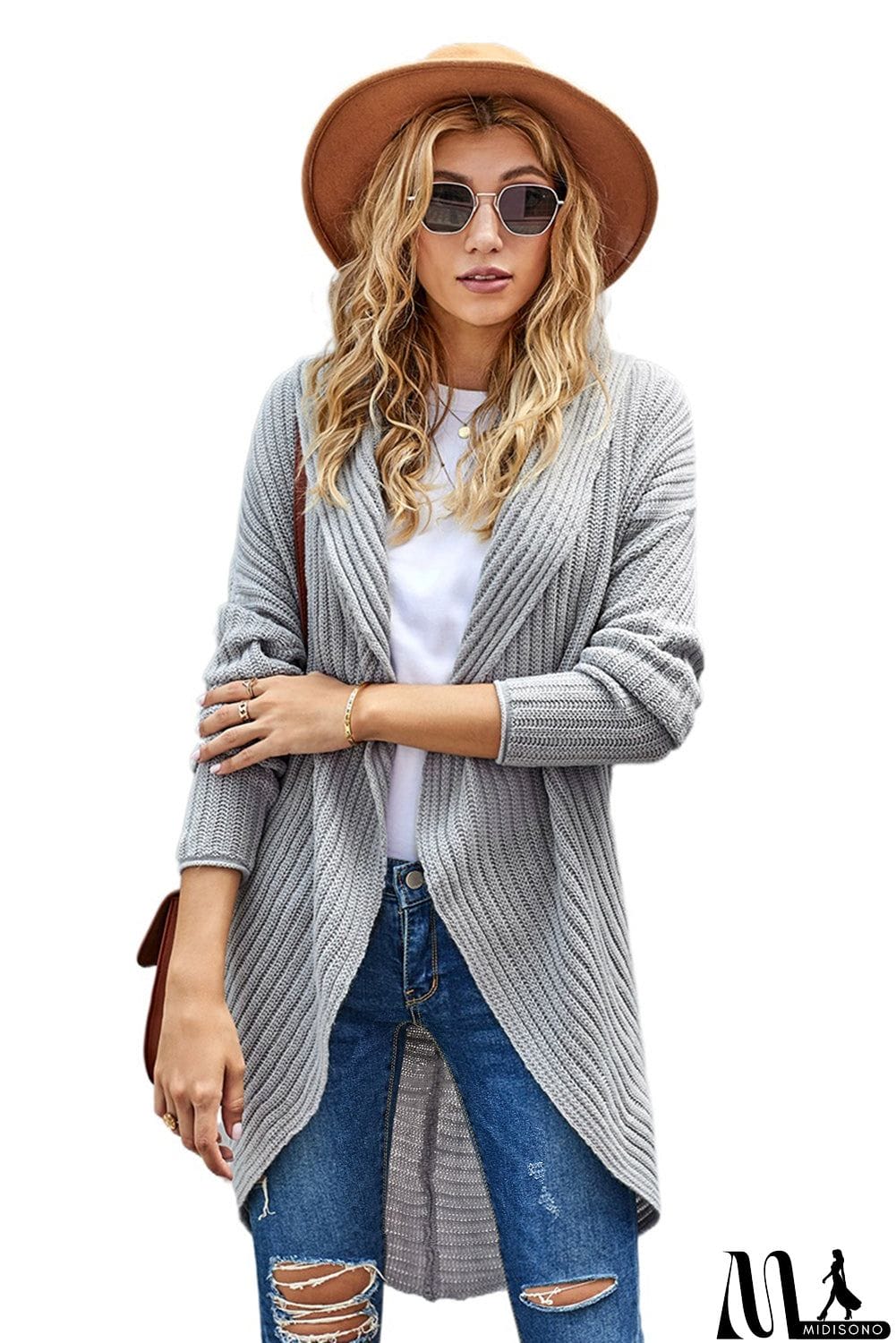 MidiSono - Cashmere Blend Convertible Cardigan