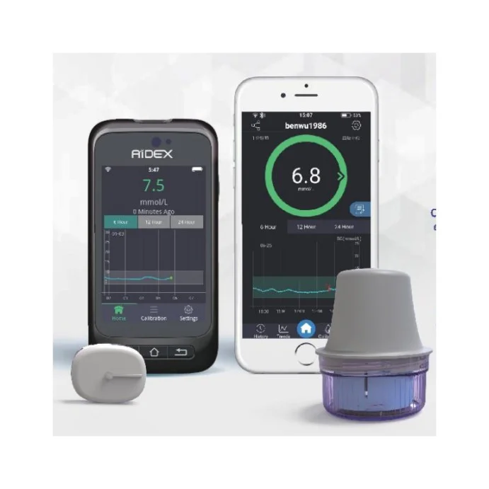 Aidex CGM continuous glucose monitoring System continous blood glucose ...