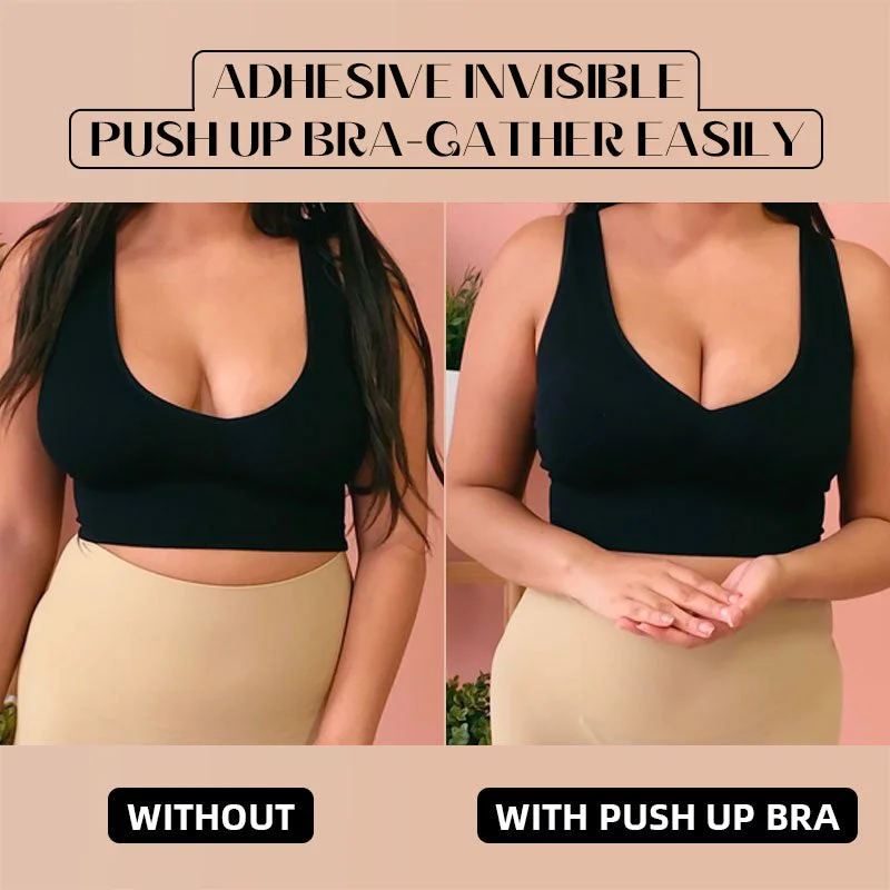 Adhesive Bra Backless Strapless Reusable Sticky Invisible Push Up Bra For Women-BUY 1 GET 1 Free