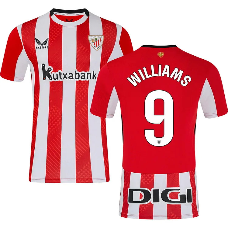 Athletic Bilbao Iñaki Williams 9 Home Trikot 2024-2025