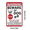 Dog Warning- Vintage Metal Signs(12*16Inch)