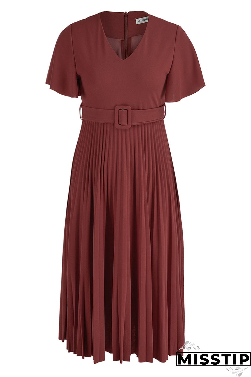 Black Casual Elegant Solid Patchwork Fold O Neck A Line Dresses