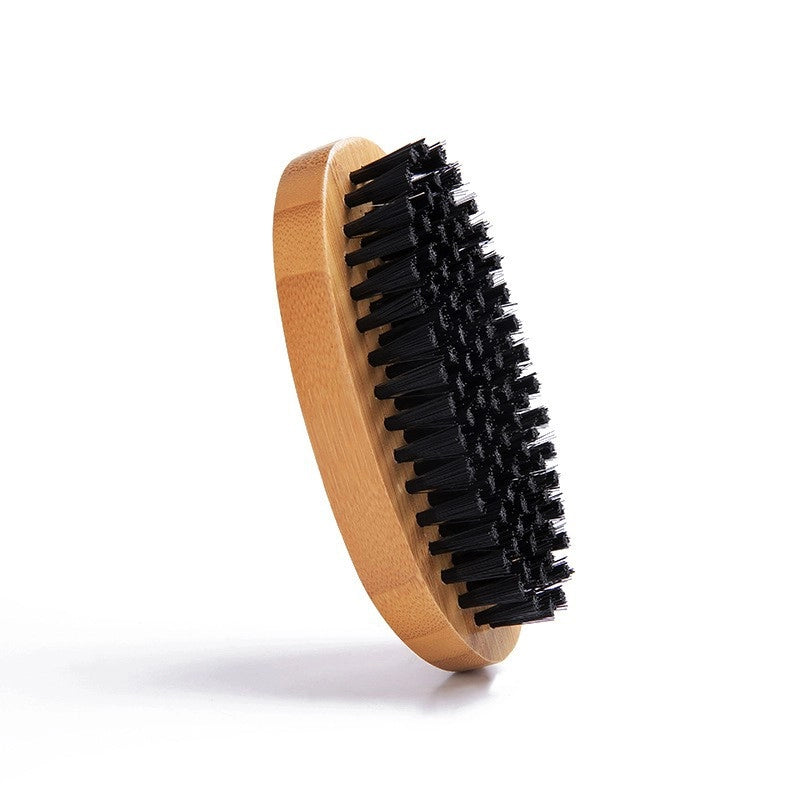 Manufacturer In Stock Special Offer Men’s Curved Beard Brush Facial Beard Brush Men’s Care Tools