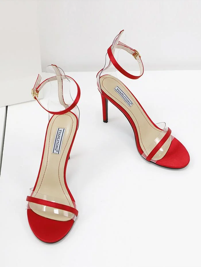 Fashion open-toe one-strap high-heel stiletto sexy sandals