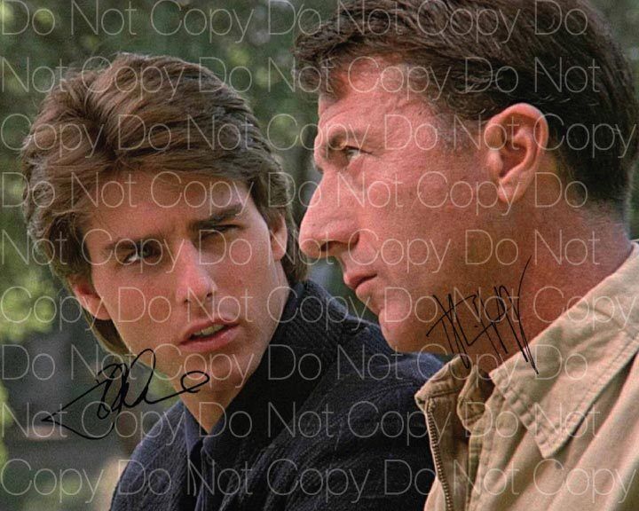 Rain Man Hoffman Tom Cruise signed 8X10 print Photo Poster painting picture poster autograph RP