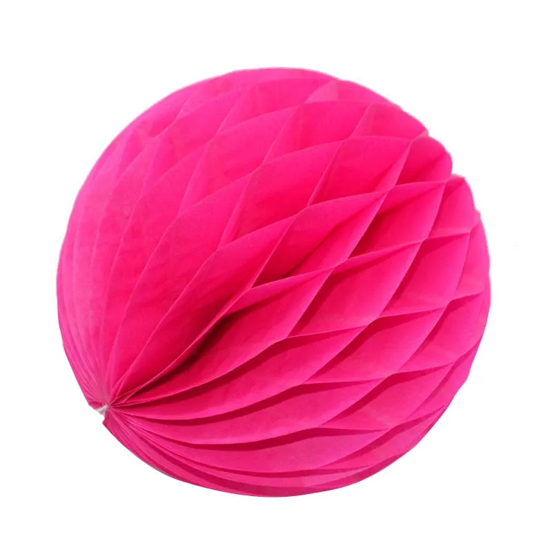 5pcs 4 6 8 Tissue Paper Honeycomb Ball Decorations Birthday Party Baby Shower Wedding Aniversary Home Xmas Supplies