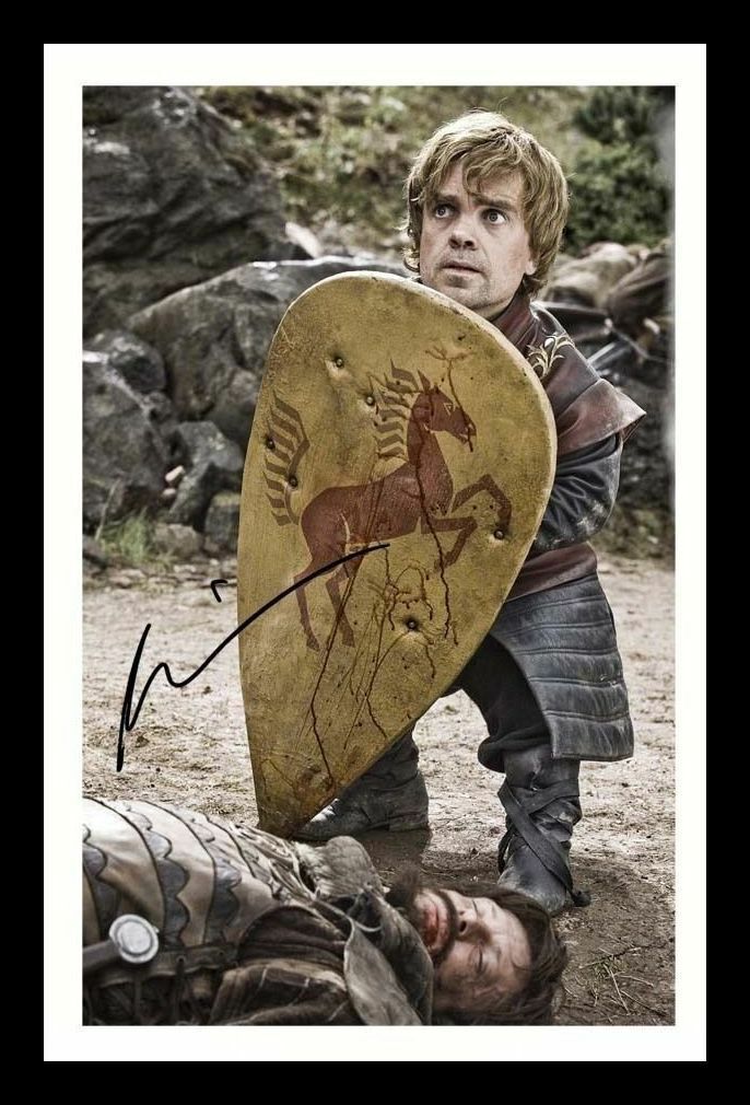 Peter Dinklage - Game Of Thrones Autograph Signed & Framed Photo Poster painting 2