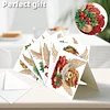 6PCS DIY Diamond Art Greeting Cards Christmas Angel Congratulations Cards & Gift