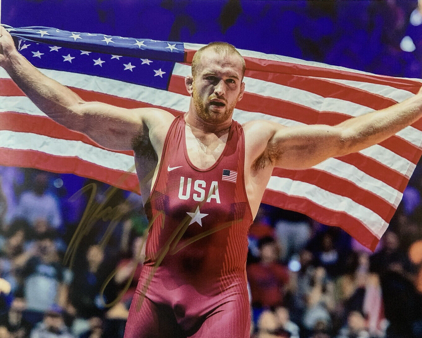 KYLE SNYDER HAND SIGNED 8x10 Photo Poster painting WRESTLING USA AUTOGRAPHED RARE AUTHENTIC