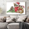 [Brand]Christmas Kitten And Bear - 14CT Stamped Cross Stitch - 42*30cm - Xmas