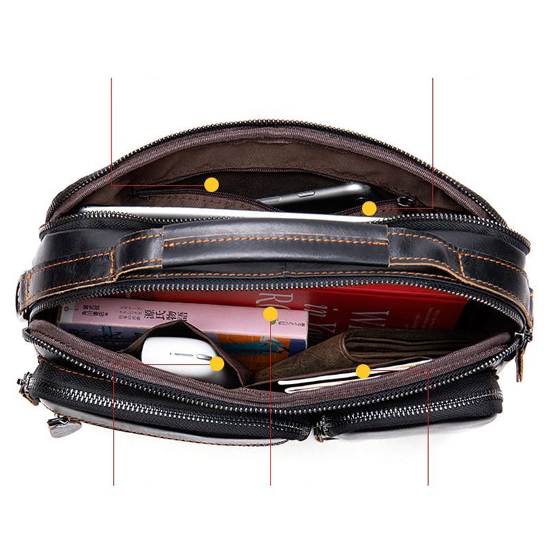 Premium Quality Top-Handled Detachable Sling Strap Multi-Pocket Crossbody Bag