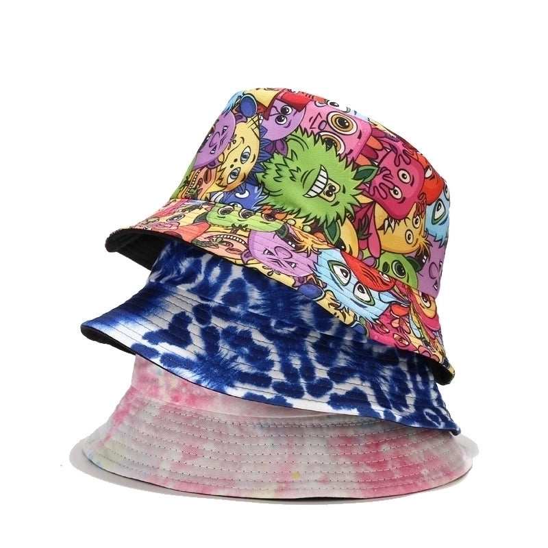 Unisex Basic Cartoon Big Eaves Bucket Hat