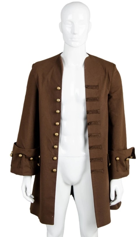 Pirates Of The Caribbean Jack Sparrow Jacket Only Costume