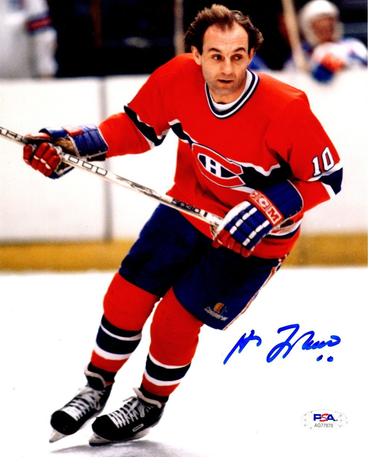 Guy Lafleur autographed signed 8x10 Photo Poster painting NHL Montreal Canadians PSA COA