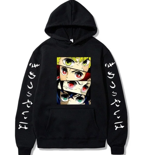 Anime Demon Slayer Kawaii Print Hoodie Pullover SP16446