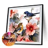 Flowers Birds  - Full Round Diamond Painting
