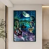 Pet Sematary Graveyard Cat Horror Movies-11CT Stamped Cross Stitch 40*60cm (Big Size)